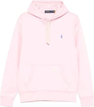 Ralph Lauren RL Fleece Hoodie - Heren - Hoodies - Roze - S - Katoen - Hoodies & sweatvesten