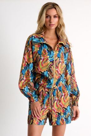 Shan Linen Shorts in Print at Nordstrom, Size 10