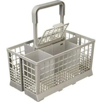 OEM Cesta Universal Para Cubiertos Compatible Con Lavavajillas Bosch/hotpoint/neff/siemens/smeg, Color Gris 68-bs-01-crezuo