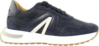 Alexander Smith Blauwe Casual Sneakers voor Mannen - Heren - Sneakers - Blauw - 44 EU - Schoenen