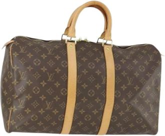 Louis Vuitton Pre-owned Weekend Bags, female, Brown, Size: ONE SIZE Pre-owned Weekend Bag