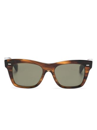 Oliver Peoples Occhiali da sole Ms. Oliver squadrati - Marrone