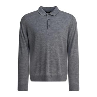 Vince Heren, Tops, Grijs, Maat: XL Wol