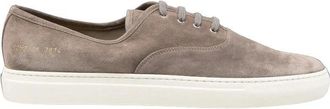 Common Projects Four Hole Suede Sneaker - Heren - Sneakers - Grijs - 45 EU - Leer - Schoenen