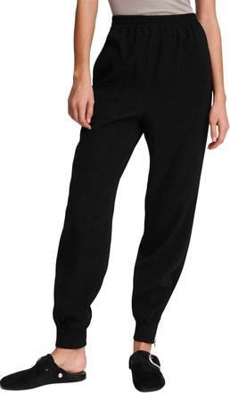 Rag & Bone Crepe Jogger In Black