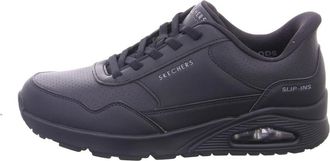 Skechers Vrijetijdsschoen met veters - Heren - Sport - Zwart - Maat: 46 EU