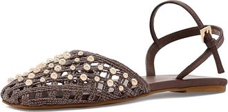 Franco Sarto Inali Strappy Womens Flat Shoes Brown : 9.5 M, Leather