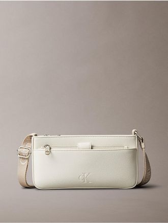 Calvin Klein Jeans Calvin Klein Womens All Day Phone Zip Crossbody Bag - White - OS