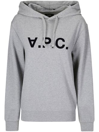 A.P.C. V.P.C. hoodie - women - Cotton - S - Grey