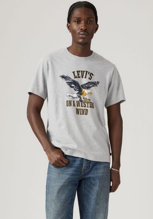 Levi's T-Shirt LEVIS SS RELAXED FIT TEE, Herren, Gr. XL, western wind eagle m, Jersey, Obermaterial: 100% Baumwolle, relaxed fit Po-bedeckend, Rundhals, Shir