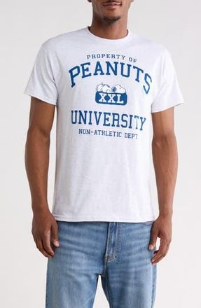 Riot Society Snoopy Peanuts University T-Shirt in Grey at Nordstrom Rack, Size Xx-Large