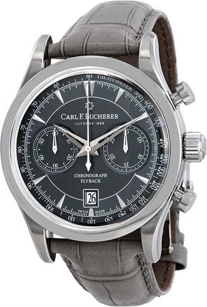 Bucherer Manero Flyback Chronograph Automatic Mens Watch 00.10919.08.93.01