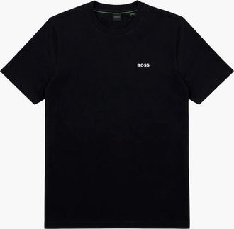 HUGO BOSS Mens Hugo Boss logo detail Black T-shirt - Size: 38