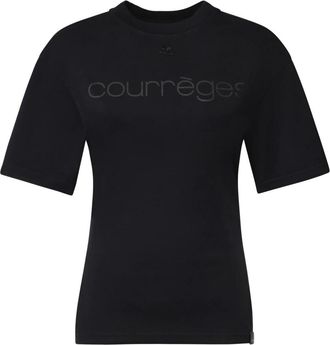 Courr&egrave;ges Mujer, Camisetas, Negro, Talla: XS