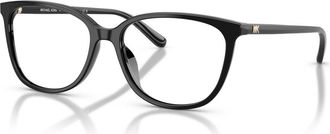 Michael Kors 55mm Rectangle optical glasses in Black at Nordstrom