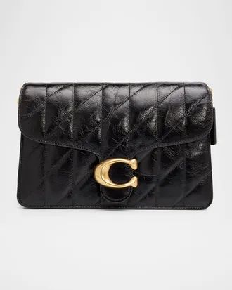 Coach Tabby Quilted Glazed Leather Shoulder Bag