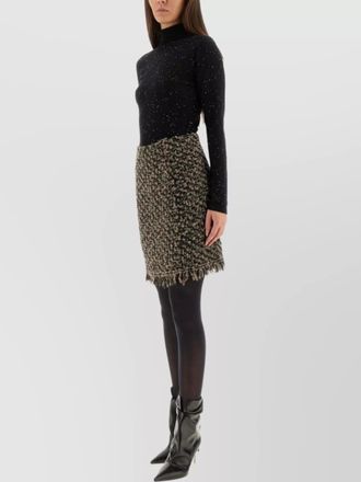 Fabiana Filippi tweed high-waisted skirt