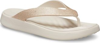 Crocs Getaway Glitter Flip Flop in Stucco at Nordstrom Rack, Size 10