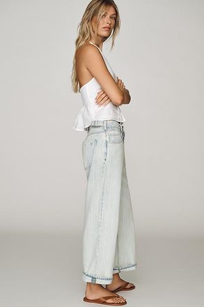 Pilcro Celeste Boyfriend Uncuffed Mid-Rise Relaxed Jeans