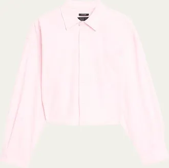 R13 Split-Hem Boyfriend Shirt