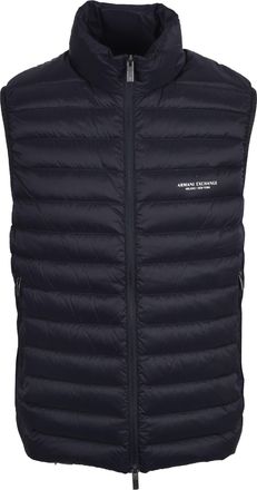 A|X Armani Exchange Mens Down Gilet Deep Navy - Size Medium