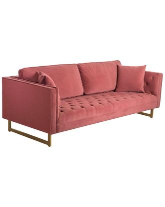 Armen Living Lenox Velvet Modern Sofa