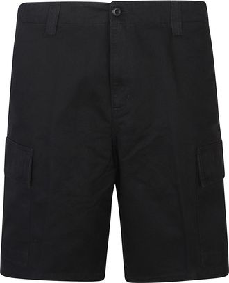Carhartt Work in Progress Black Regular Solid Shorts