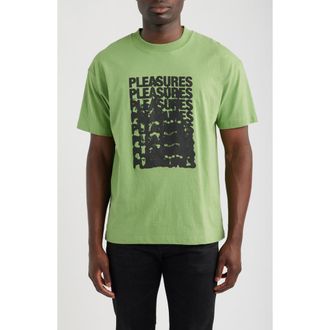 Pleasures Immolate Graphic T-Shirt in Sage at Nordstrom, Size Xx-Large