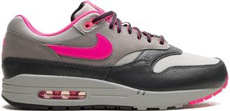 Nike x HUF Air Max 1 SP Pink Pow sneakers - men - Rubber/Leather/Fabric - 12 - Grey