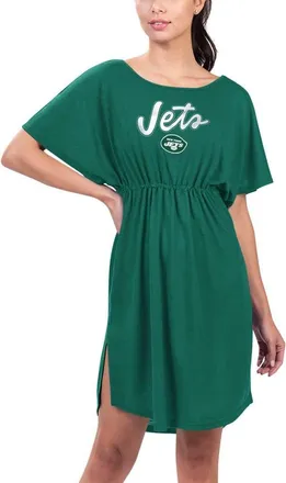 G-III 4Her by Carl Banks Womens G-III 4Her by Carl Banks Green New York Jets Versus Swim Cover-Up at Nordstrom, Size Xx-Large