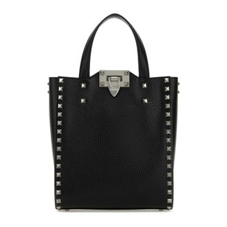 Valentino Garavani Tote Bags, male, Black, Size: ONE SIZE Rockstud Tote Bag