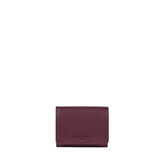 Lancaster Foulonn&eacute; PM Kaarthouder - Dames - Accessoires - Rood - Maat: ONE Size Leer