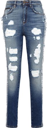 Philipp Plein High Waist Jegging Dont Cry