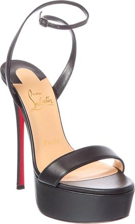 Christian Louboutin Loubi Queen Alta 150 Leather Platform Sandal