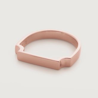 Monica Vinader Rose Gold Signature Ring