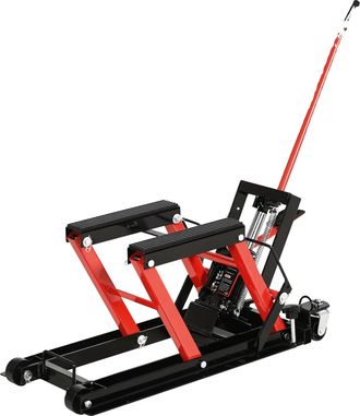 OEM Gato Hidr&aacute;ulico, Altura Regulable, Capacidad De 680 Kg, Negro Y Rojo, 110 X 36 X 67 Cm
