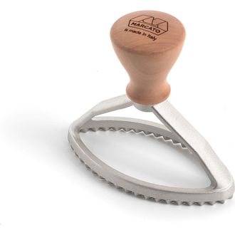 Marcato Classic Ravioli Maker Stamp, Oval, 4-Inch in Silver at Nordstrom