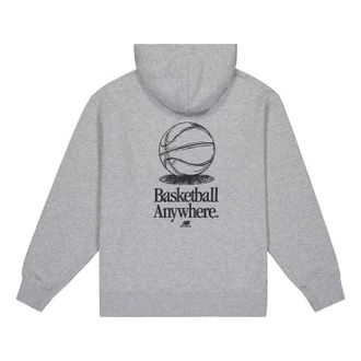 New Balance Hoodie Asia Sizing Athletic Grey MT33586-AG