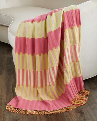 Designers Guild Murazzi Peony Throw Blanket