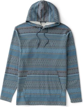 Vissla Mens Headlands Pullover Hoodie In Blue Haze