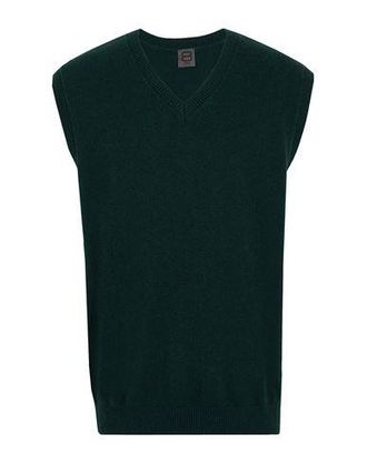8 by YOOX ORGANIC COTTON-CACHEMERE BLEND KNITWEAR S/LESS V-NECK