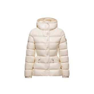 Moncler Moncler Barante Hooded Short Down Jacket, Women, White, Size: 00