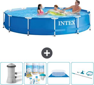 Intex Piscina Con Estructura Redonda - 366x76 Cm - 7-piezas S21027