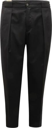 BRIGLIA 1949 Heren, Broeken, Zwart, Maat: W44 Wol