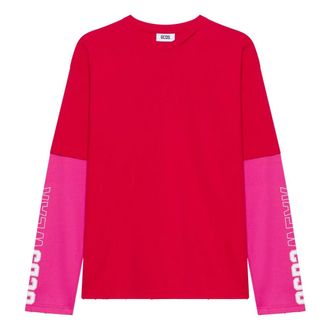 GCDS Gcds, Heren, Tops, Rood, Maat: XL Katoen