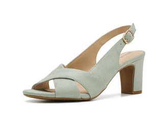 Life Stride Freesia Slingback Sandals Womens Dress Sandals Green : 6.5 M (B), Synthetic