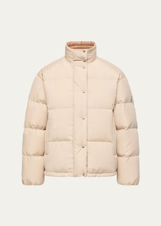 Moncler Verone Short Down Jacket, Beige