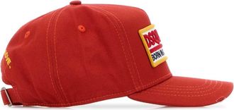 Dsquared2 Mens Cap Logo-Embroidered Cotton Baseball