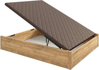 Colchones Aznar Canap&eacute; Abatible Arc&oacute;n De Madera Con Tirador Embutido Altura 34 Cm 140x200 Cm - Estepa