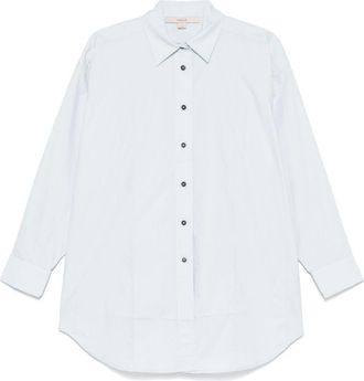 Remain Camicia con punto smock - Blu